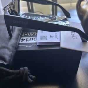 Off-White Black Designer Sunglasses